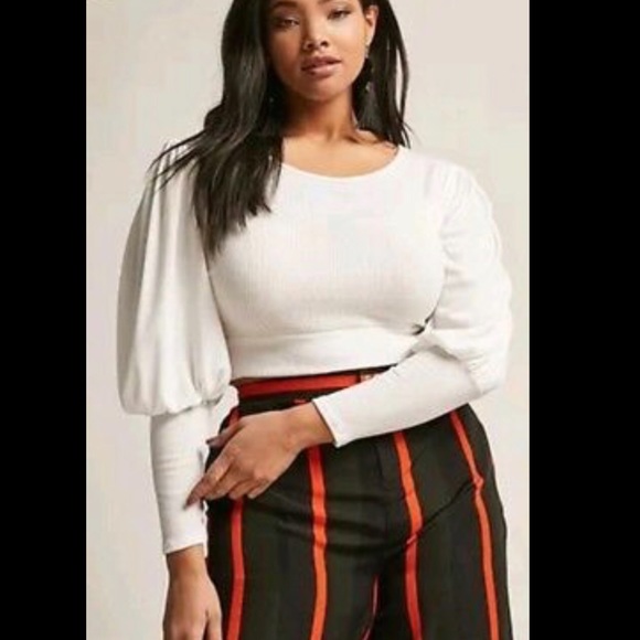 Forever 21 Tops - Forever21+ Balloon Sleeve Top